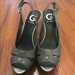 G by Guess sparkly high heels! Only worn once.